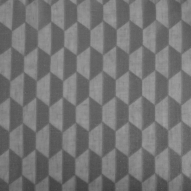 Scott Living Scott Living Verge Geometric Clipped Jacquard Semi-Sheer Rod Pocket Curtain Panel