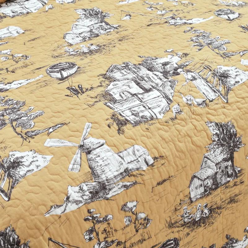Reyna Reversible Quilt Set (Set of 3)