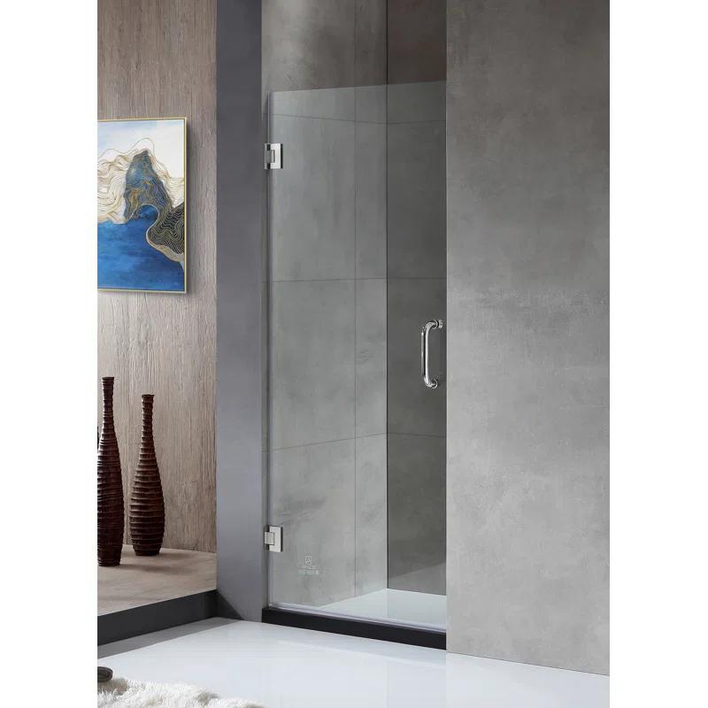 Fellow Series 30" x 72" Hinged Frameless Shower Door