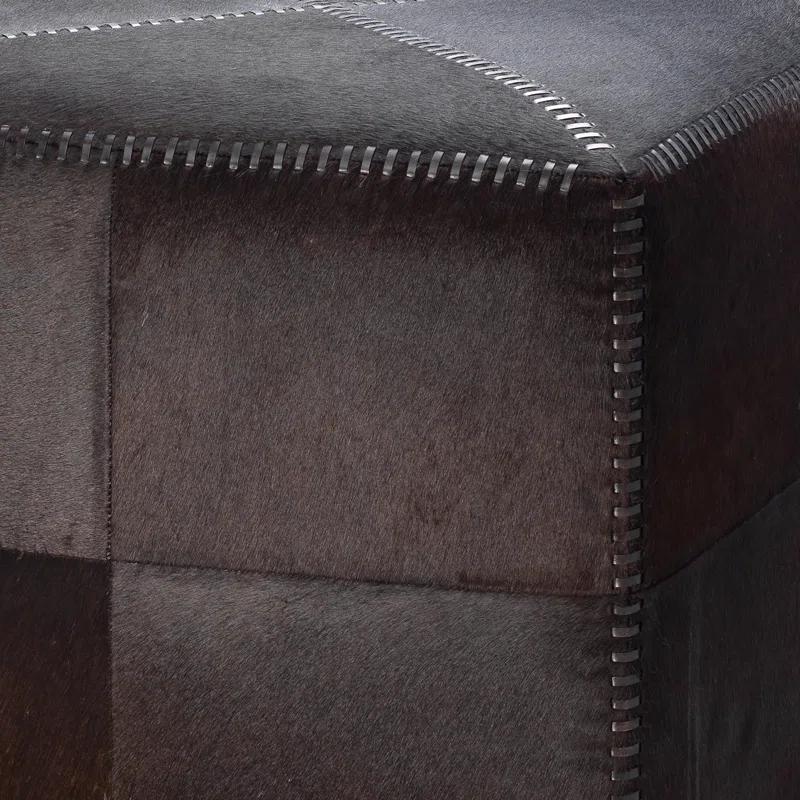 Leather Pouf