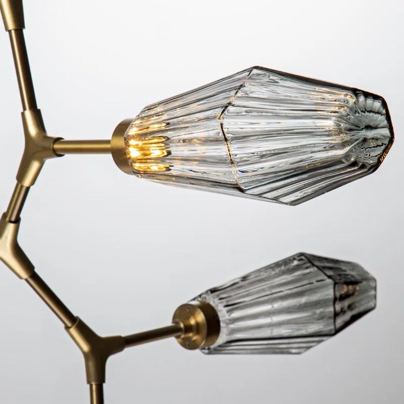 Aalto Dimmable LED Modern Linear Chandelier