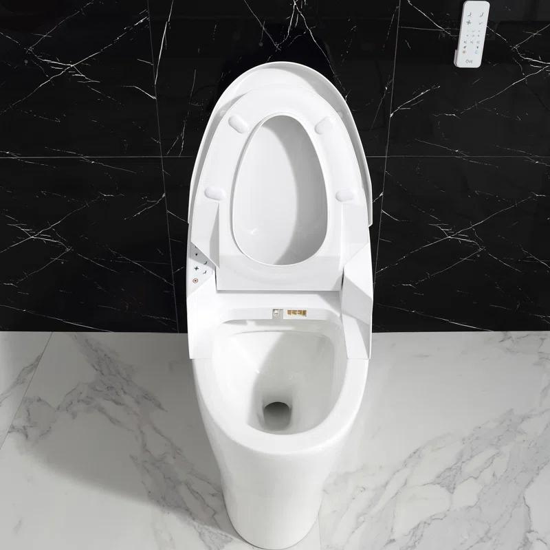 Ove Decors Virtuoso Tank Smart Toilet 1.28 GPF Elongated Bidet Toilet (Seat Included)