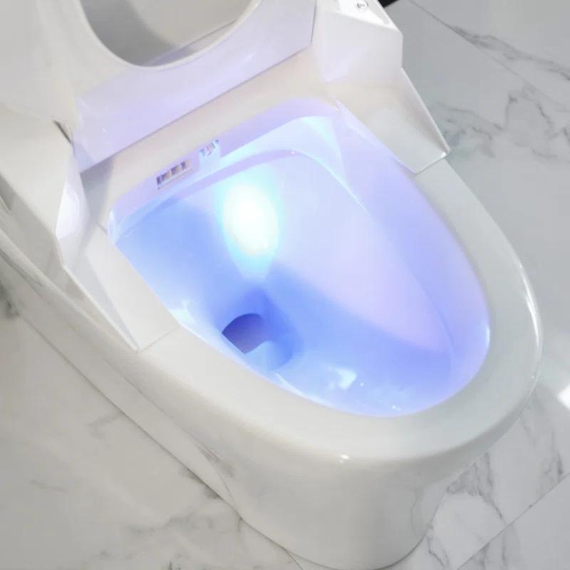 Ove Decors Virtuoso Tank Smart Toilet 1.28 GPF Elongated Bidet Toilet (Seat Included)