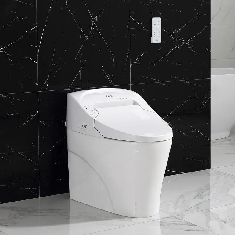 Ove Decors Virtuoso Tank Smart Toilet 1.28 GPF Elongated Bidet Toilet (Seat Included)