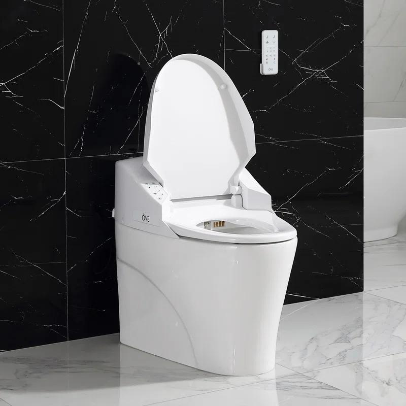Ove Decors Virtuoso Tank Smart Toilet 1.28 GPF Elongated Bidet Toilet (Seat Included)