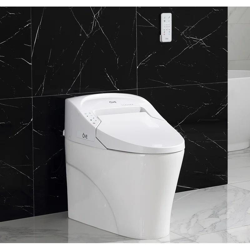 Ove Decors Virtuoso Tank Smart Toilet 1.28 GPF Elongated Bidet Toilet (Seat Included)
