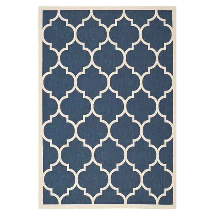 Courtyard Performance Geometric Rug