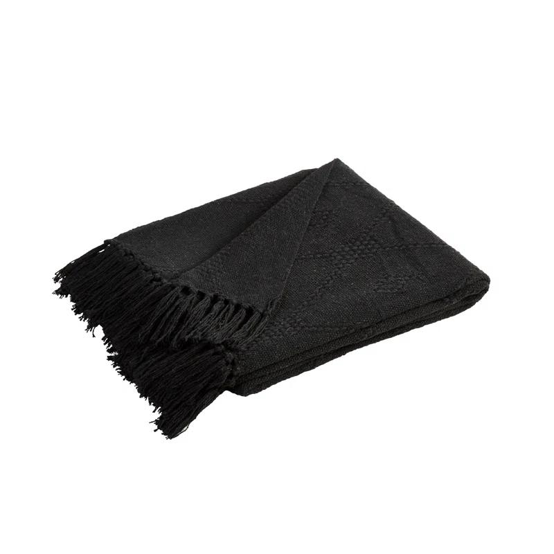 Amrapur Overseas Inc. Chester 100% Cotton Throw & Reviews | Wayfair