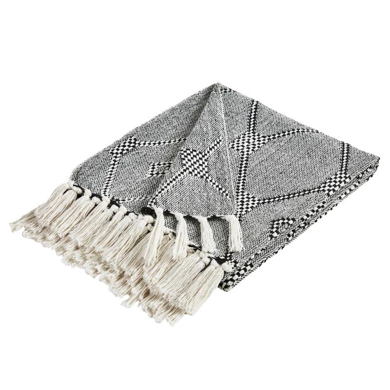 Amrapur Overseas Inc. Chester 100% Cotton Throw & Reviews | Wayfair
