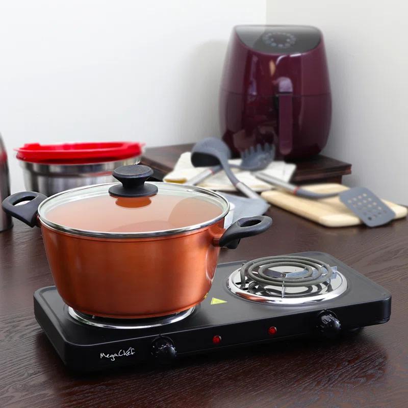 Eco Friendly Home Eco Friendly Home 4.5 Quarts Non-Stick Aluminum Round Dutch Oven