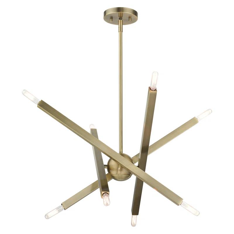 Mercury Row® Lydia 8 - Light Dimmable Modern Linear Chandelier