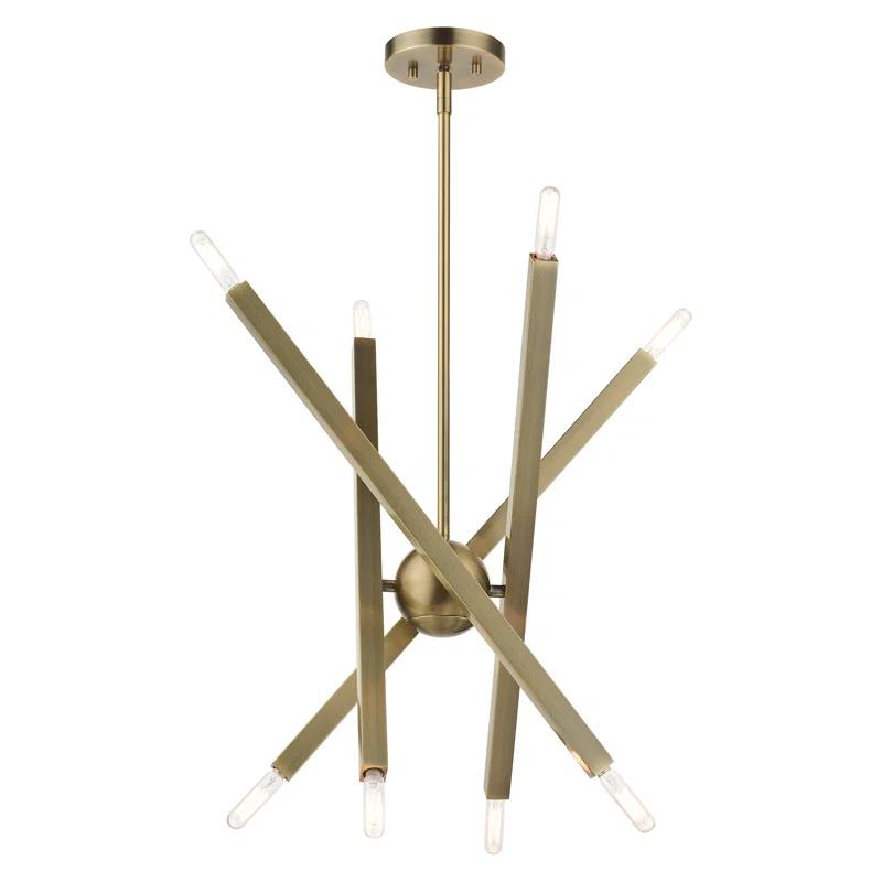 Mercury Row® Lydia 8 - Light Dimmable Modern Linear Chandelier