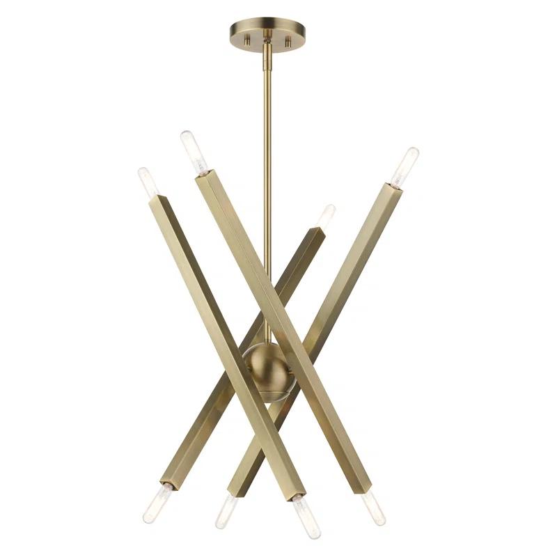 Mercury Row® Lydia 8 - Light Dimmable Modern Linear Chandelier
