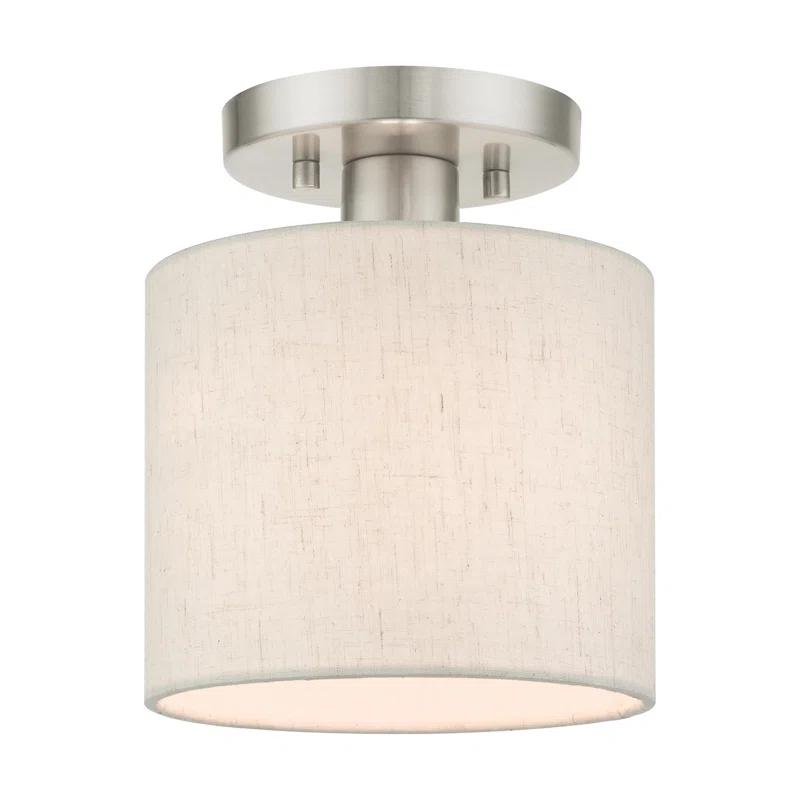 Darian Fabric Semi Flush Mount