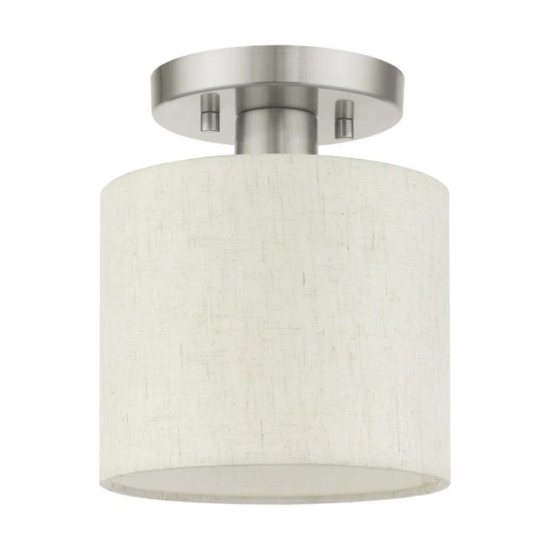Darian Fabric Semi Flush Mount