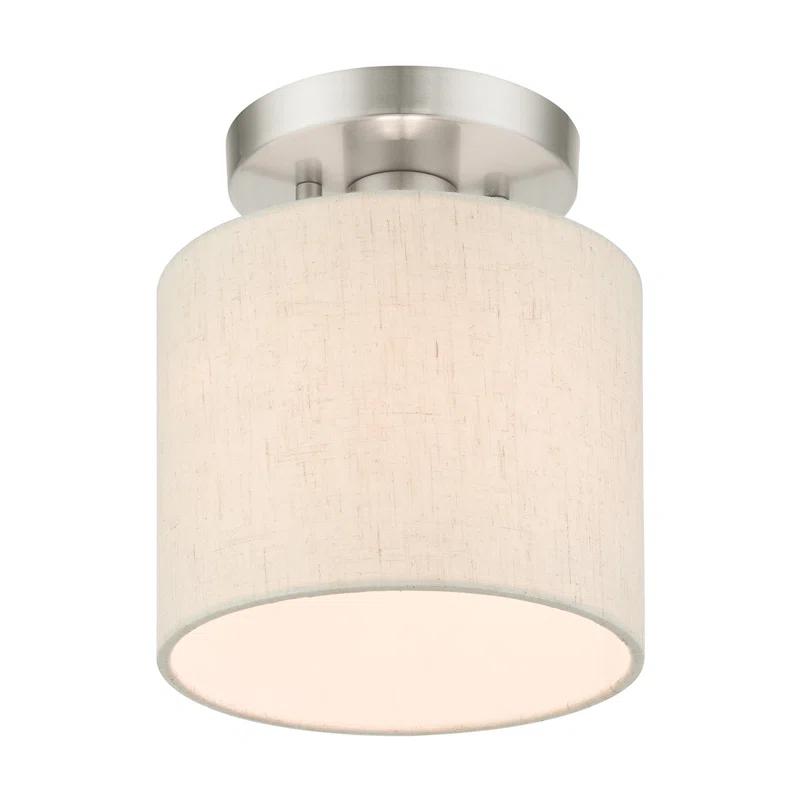 Darian Fabric Semi Flush Mount