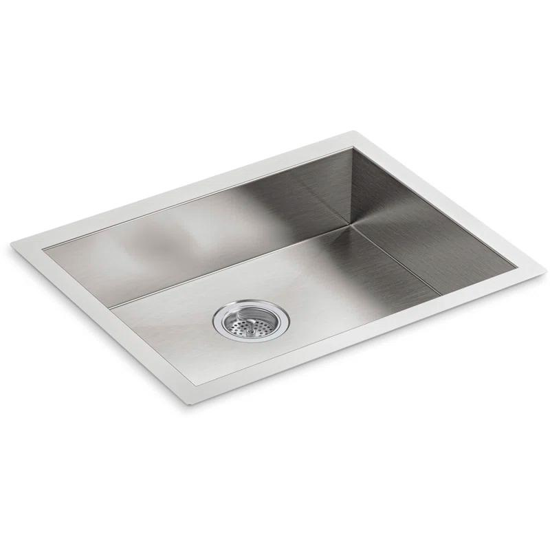 Vault 24-In X 18-1/4-In X 6-1/4-In Undermount Single-Bowl Kitchen Sink
