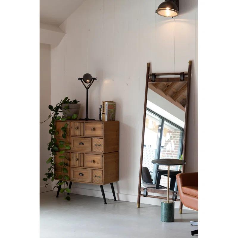Dutchbone Riva Rustic Beveled Full Length Mirror | Wayfair