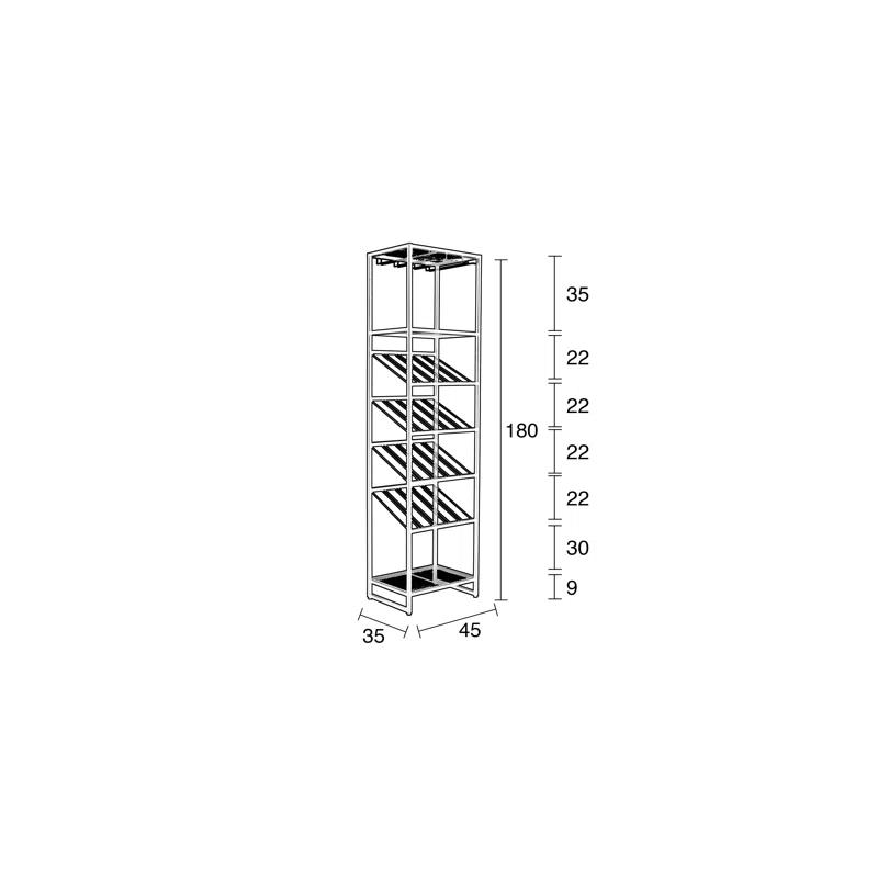 Zuiver Cantor 18'' Wine Bar