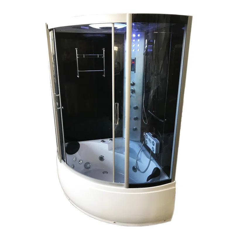 Milan 49'' x 49'' Bathtub with Faucet