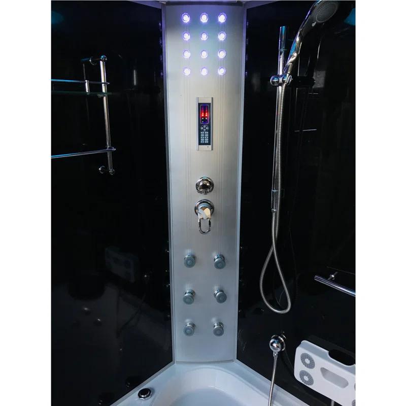 Milan 49'' x 49'' Bathtub with Faucet
