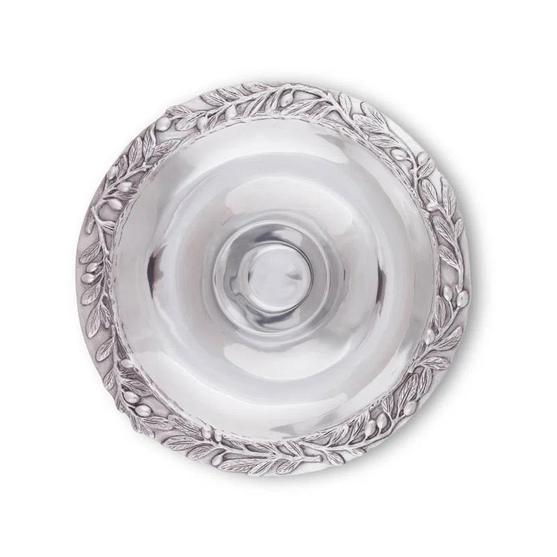 Arthur Court Designs Arthur Court Designs Tuscan Aluminum Chips And Dip Platter
