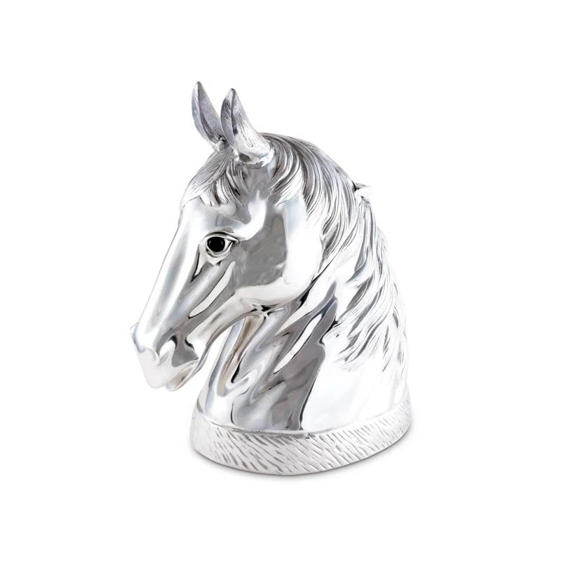 Arthur Court Designs Equestrian Aluminum Ice Bucket