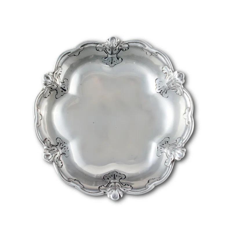 Arthur Court Designs Arthur Court Designs Fleur De Lis Aluminum Serving Bowl