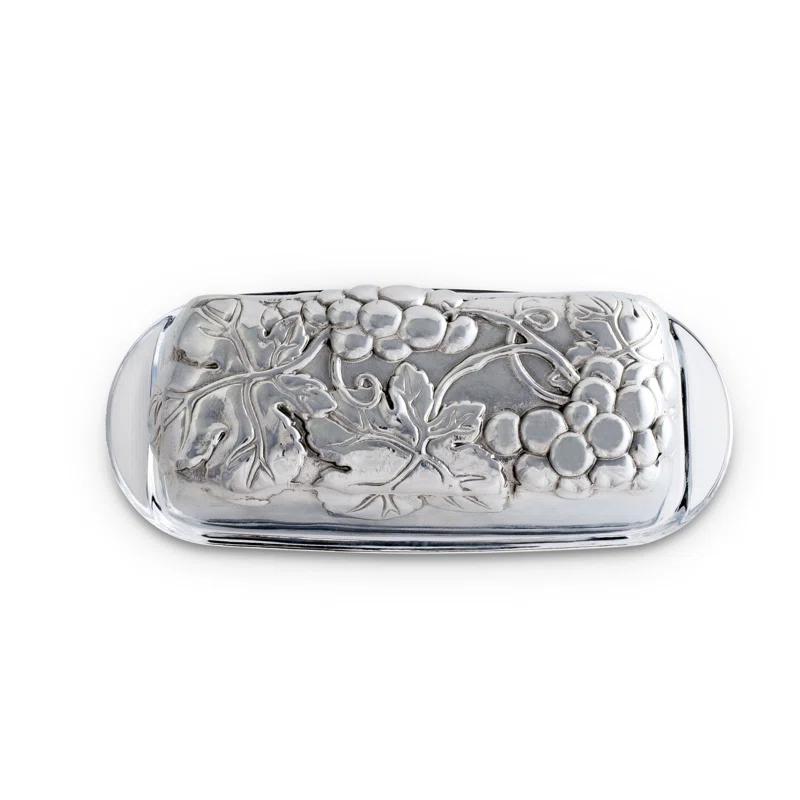 Arthur Court Designs Arthur Court Designs Grape Aluminum Butter Dish