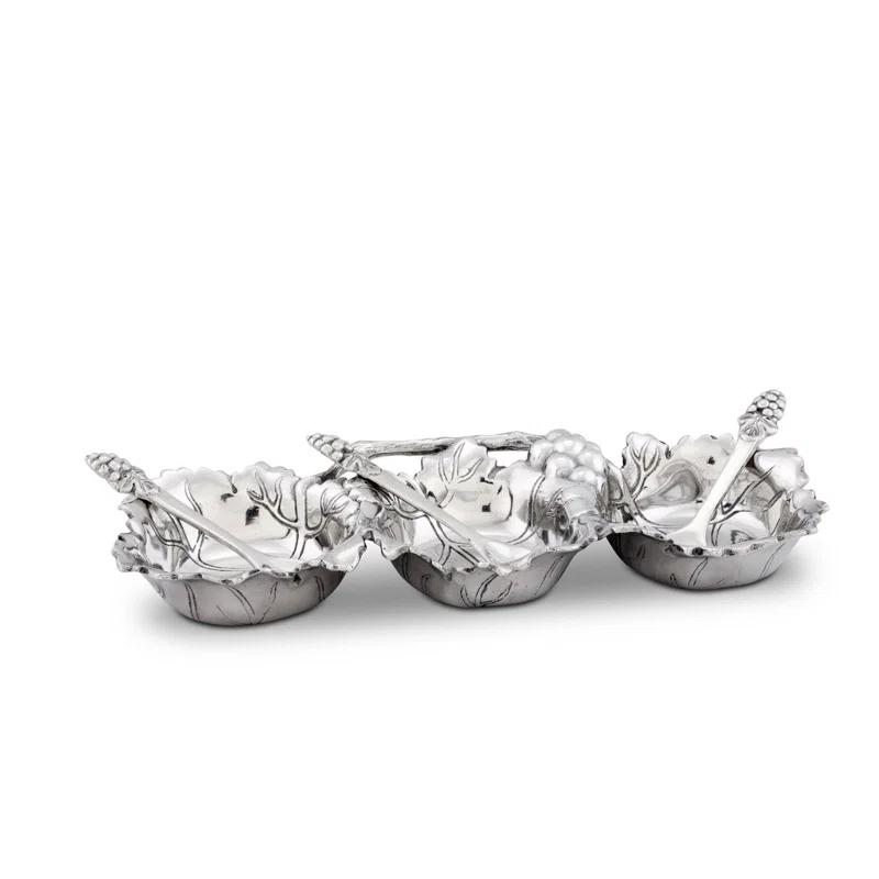 Arthur Court Designs Arthur Court Designs Grape Aluminum Condiment Server