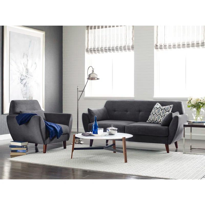 Serta Artesia Midcentury Modern Sofa with Tapered Legs