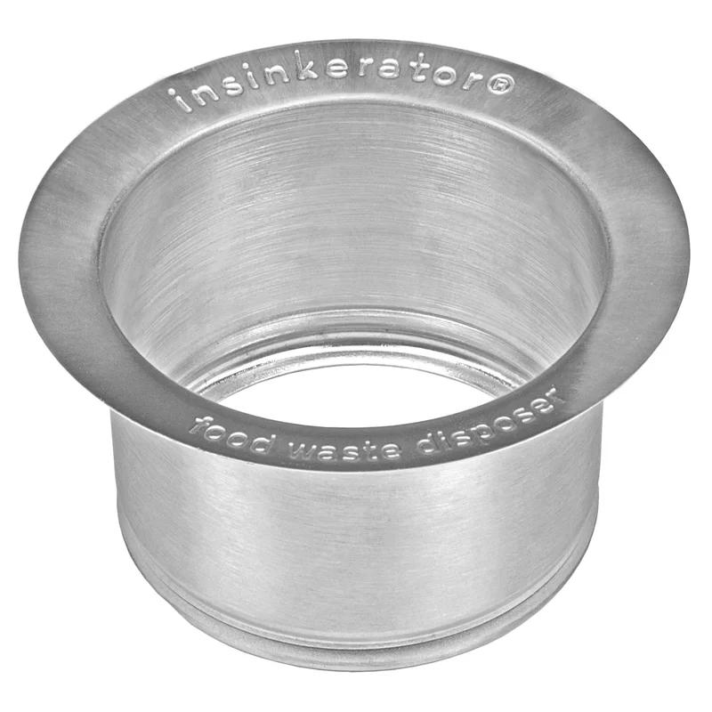 Polished Stainless Steel 4.5" Sink Flange Accessory for Waste Disposers