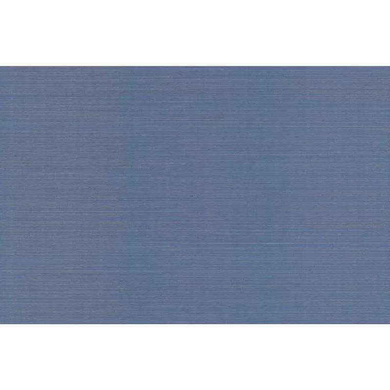 Palette 24' L x 36" W Blue Grasscloth Wallpaper Roll