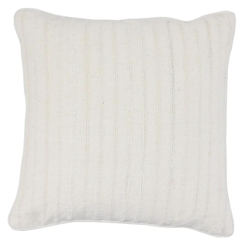 Embroidered Linen Square 22" Throw Pillow - Perfect Mother's Gift
