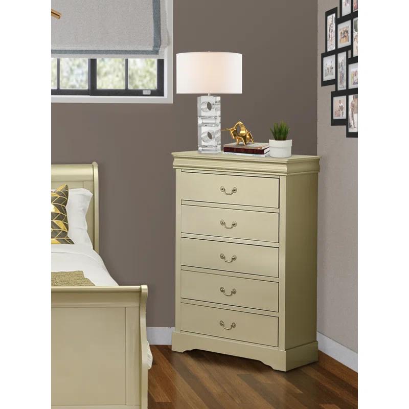 Axel Solid Wood 2 Piece Bedroom Set