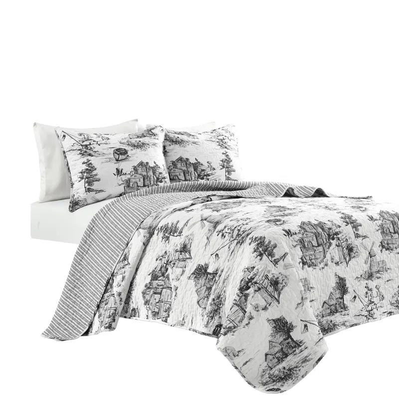 Reyna Reversible Quilt Set (Set of 3)