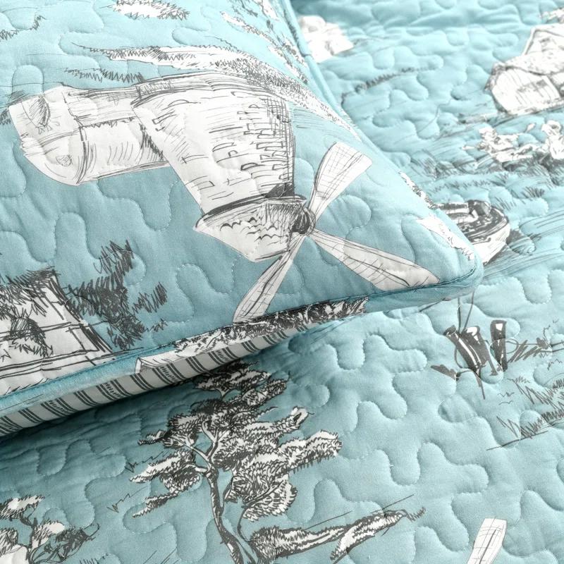 Reyna Reversible Quilt Set (Set of 3)