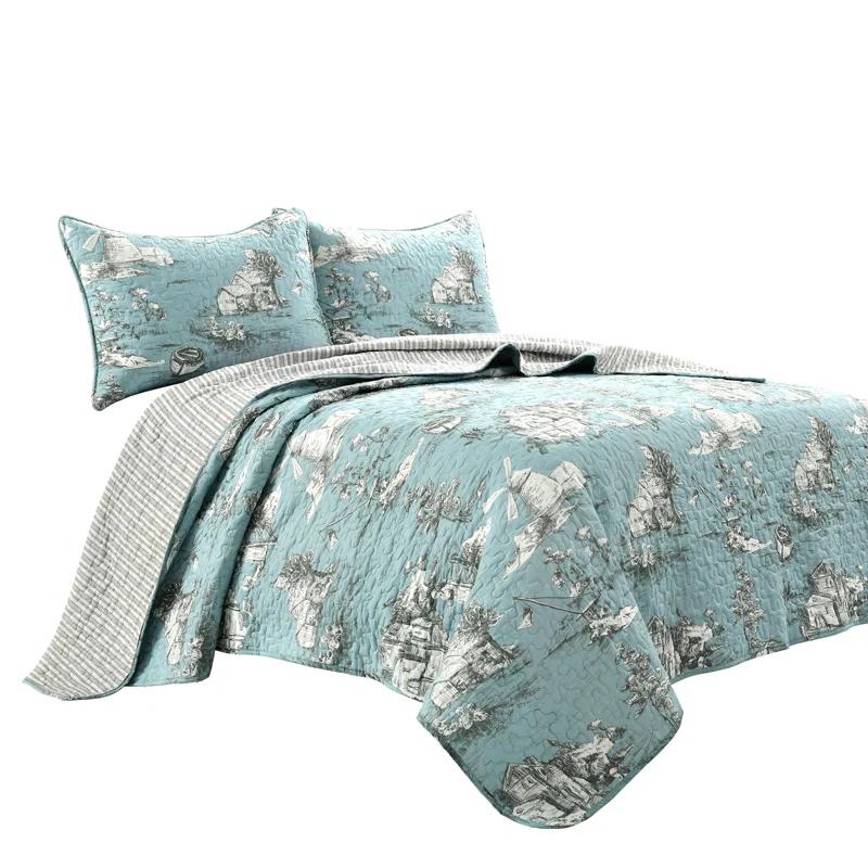 Reyna Reversible Quilt Set (Set of 3)