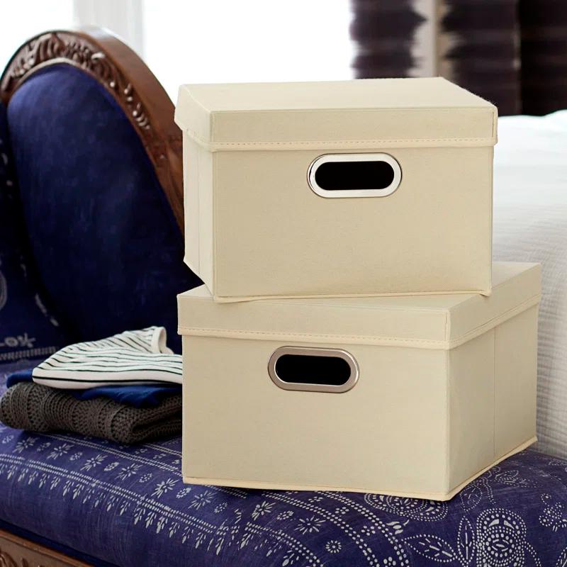 Household Essentials Household Essentials Fabric Bin (Set of 2)