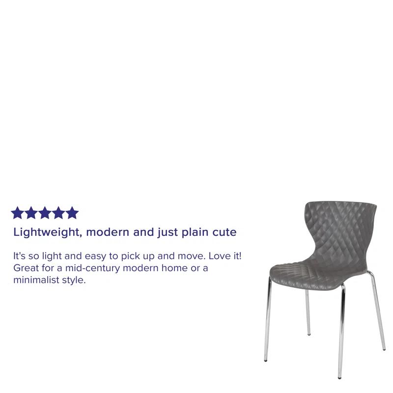 Flash Furniture Lowell Contemporary Plastic Stack Chair