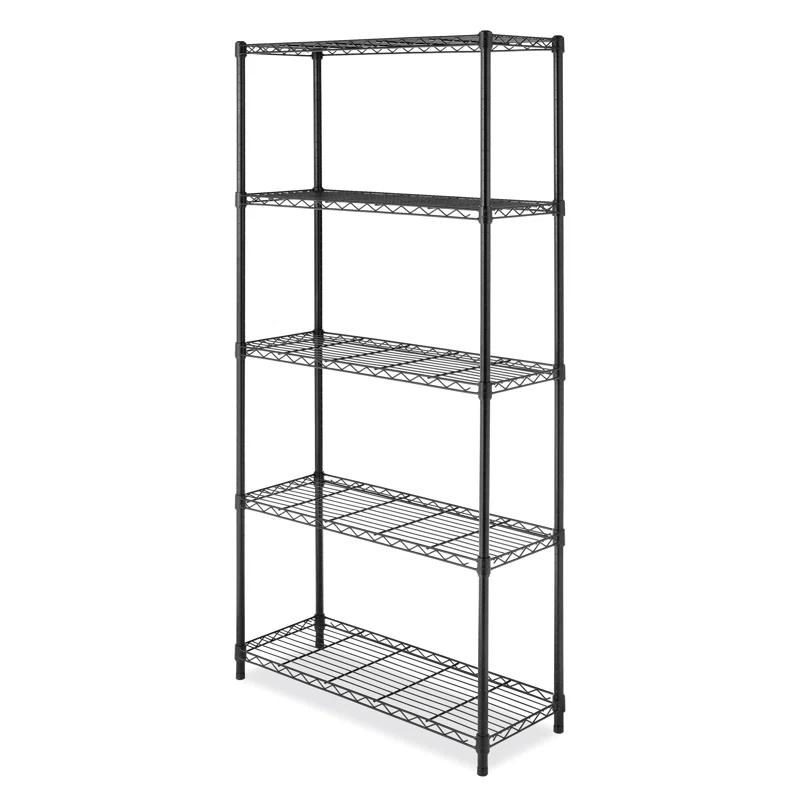 Rebrilliant Medlin 36'' W Metal Height -Adjustable Shelving Unit