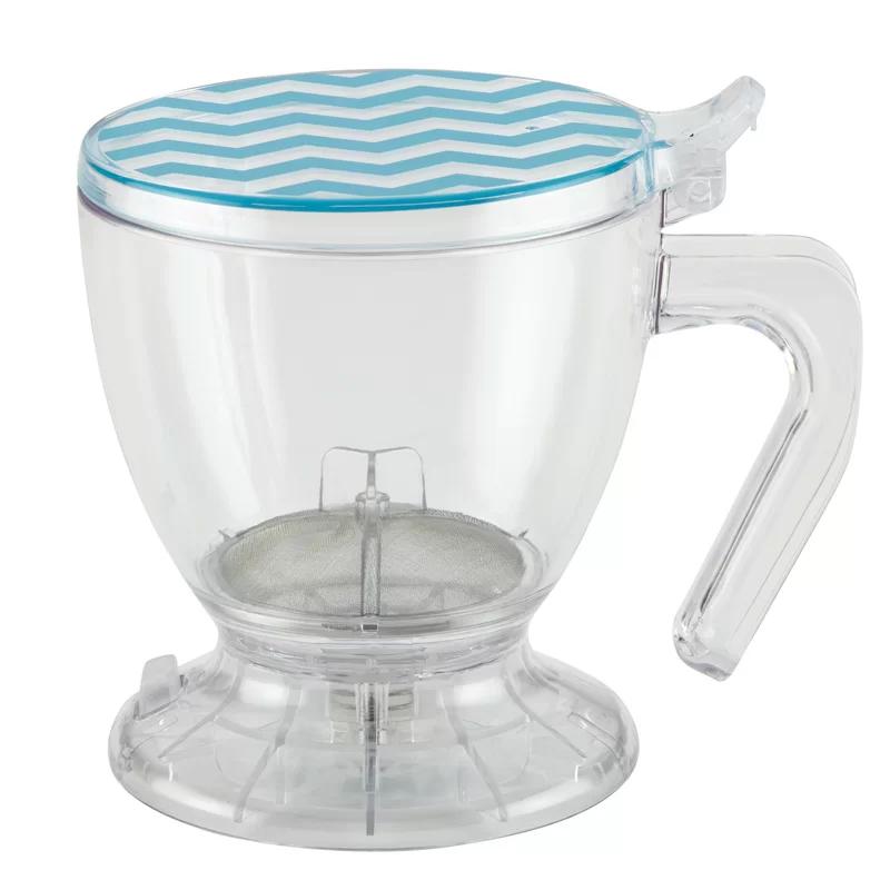 Aqua Plastic Smart Brewer with Reusable Filter, 19.5 oz