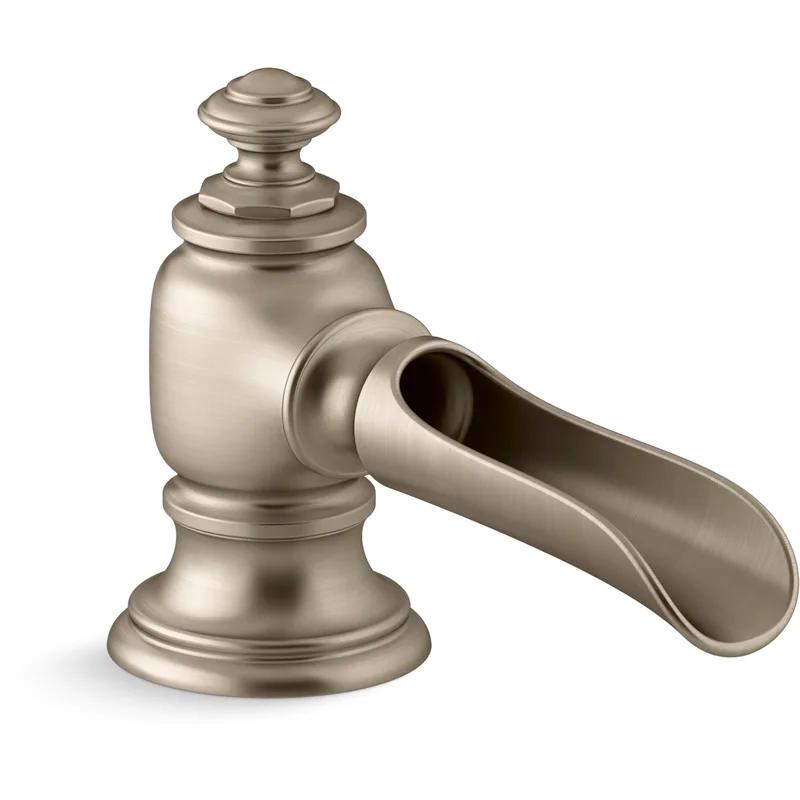 Artifacts Elegance Deck-Mounted Vibrant Brushed Bronze Bathroom Faucet