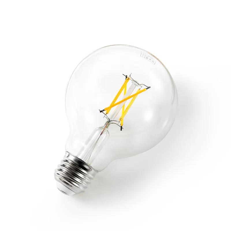 Niva G25 Clear LED Filament Bulb 2700K Dimmable Energy-Saver