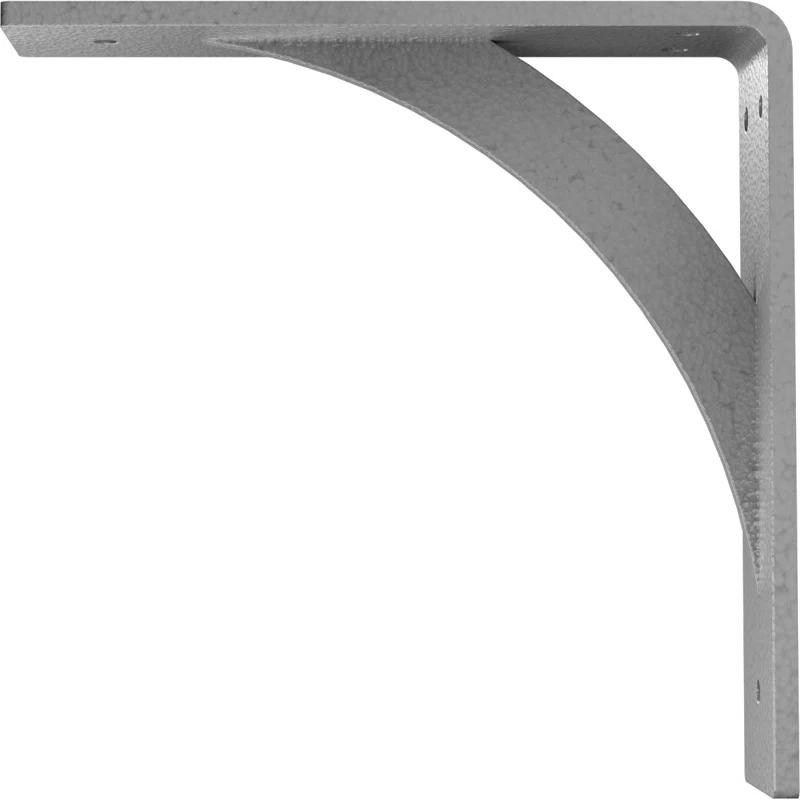 Legacy 2'' W x 8'' D Hammered Gray Steel Bracket/Corbel