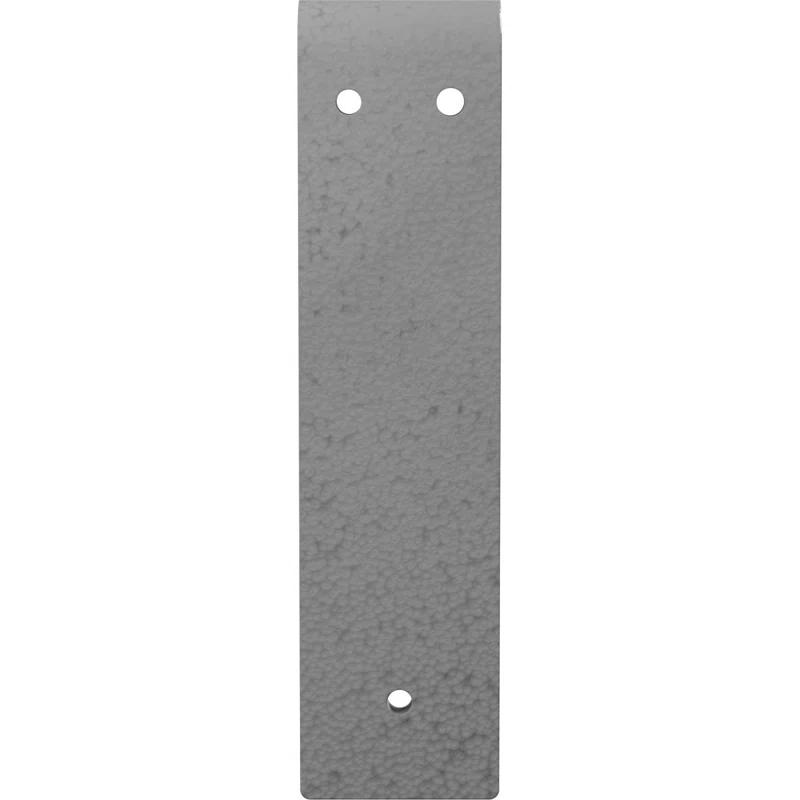 Legacy 2'' W x 8'' D Hammered Gray Steel Bracket/Corbel