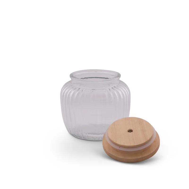 Arthur Court Designs Fleur De Lis Glass Jar