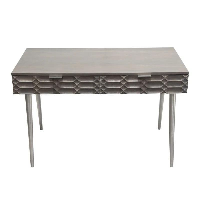 Petra Solid Wood Top Writing Desk