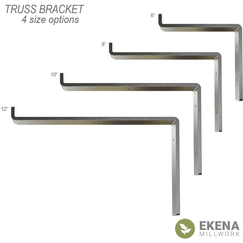 Ekena Millwork Steel Truss Shelf Bracket