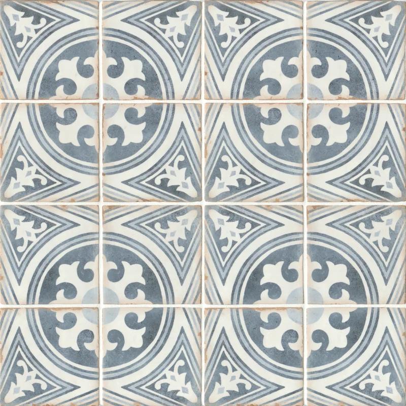 Casablanca Anfa 5x5 Matte Ceramic Patterned Tile